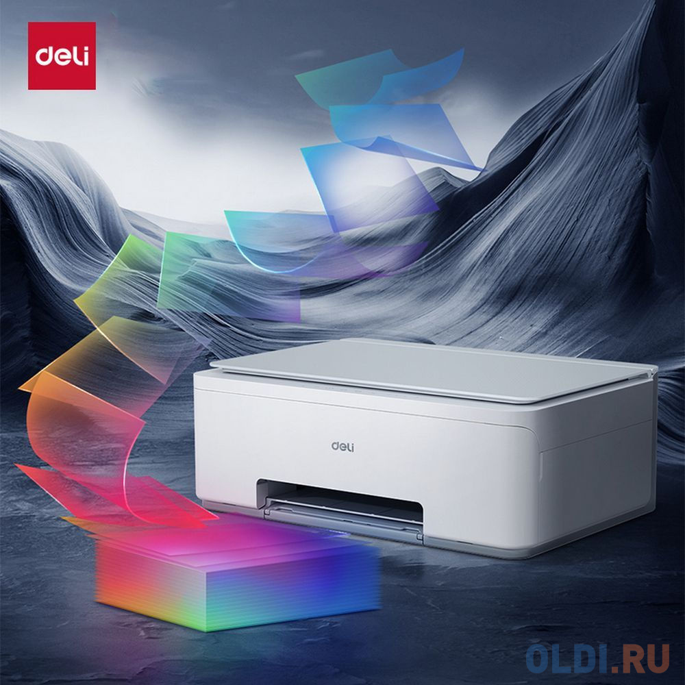 МФУ Deli D511W-EA1 (струйное цветное А4, 15  стр/мин, 4800x1200 dpi, USB, WiFi) в Москвe