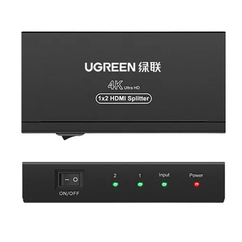 Сплиттер Ugreen 3xHDMI Black 40201