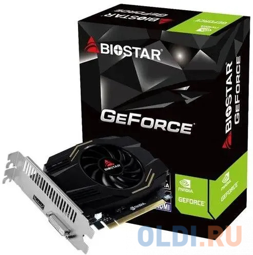 Видеокарта BIOSTAR GeForce GT 1030 4096Mb ATX SINGLE FAN (VN1034TB46) в Москвe