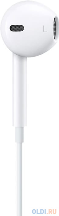 Гарнитура вкладыши Apple EarPods A3046 1.1м белый проводные в ушной раковине (MTJY3ZM/A)