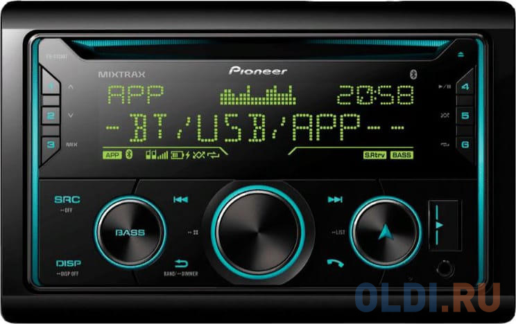 Автомагнитола CD Pioneer FH-S725BT 2DIN 4x50Вт в Москвe