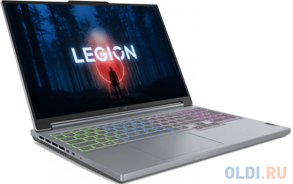 Ноутбук Lenovo Legion Slim 5 16APH8 Ryzen 7 7840HS 16Gb SSD1Tb NVIDIA GeForce RTX4070 8Gb 16" IPS WQXGA (2560x1600) noOS grey WiFi BT Cam (82Y900