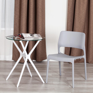 Стул TetChair Furdi (mod 53) пластик 48x55,5x77,5 см Grey (серый) 9