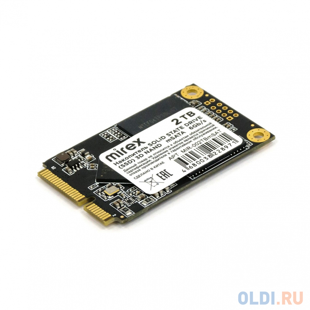 Твердотельный диск 2TB Mirex N5M, mSATA III [R/W - 530/450 MB/s] TLC в Москвe