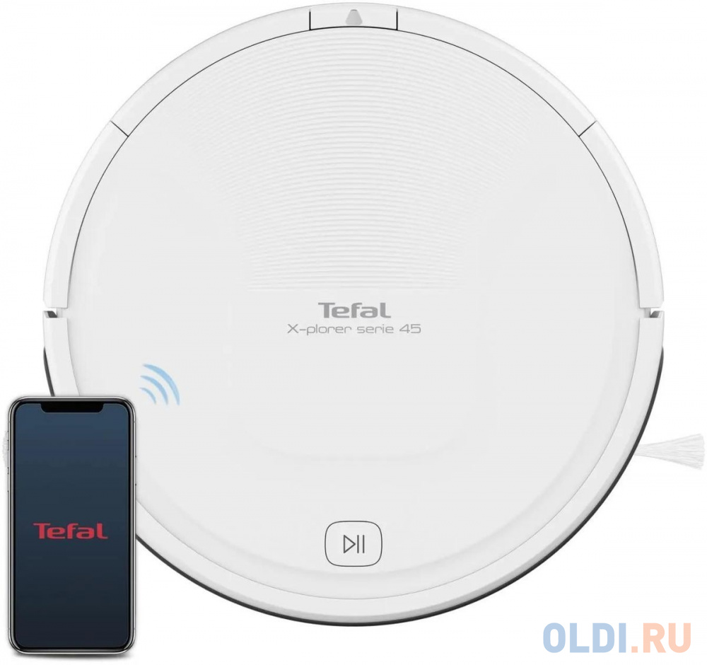 Пылесос-робот Tefal X-Plorer Serie 45 RG8227WH белый