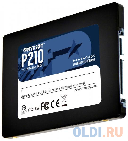 Твердотельный накопитель SSD 2.5" 2 Tb Patriot P210S2TB25 Read 540Mb/s Write 430Mb/s 3D NAND TLC в Москвe