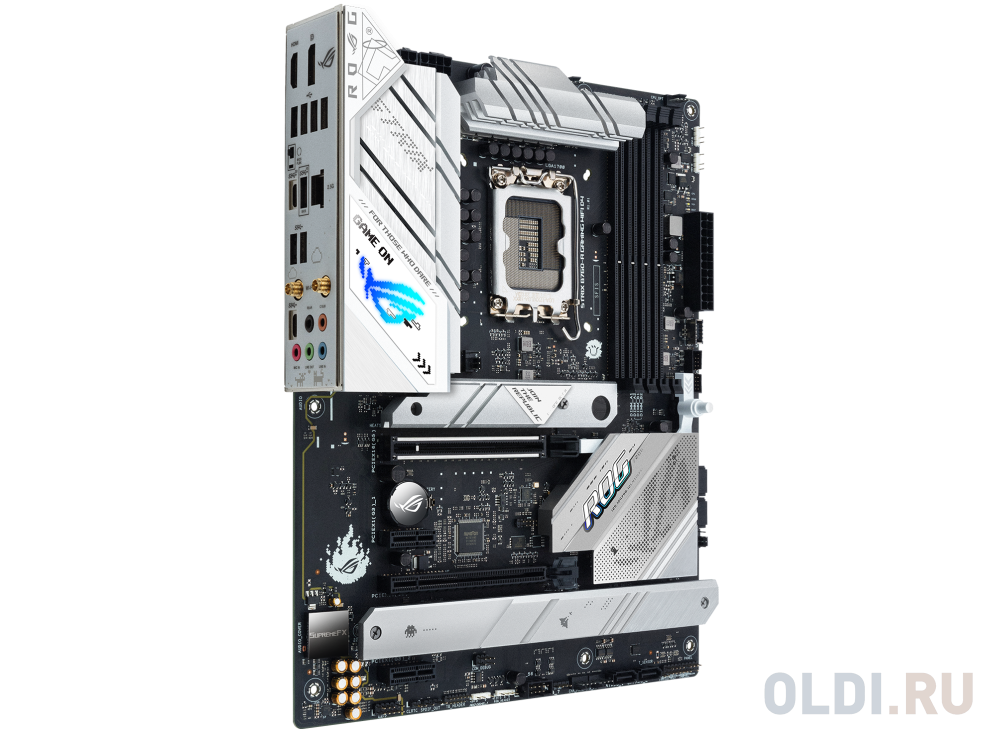 Материнская плата Asus ROG STRIX B760-A GAMING WIFI D4 Soc-1700 Intel B760 4xDDR4 ATX AC`97 8ch(7.1) 2.5Gg RAID+HDMI+DP