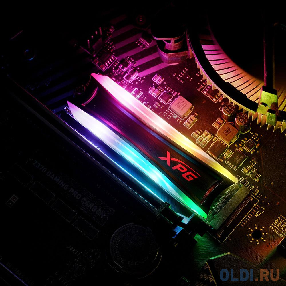 SSD накопитель A-Data XPG SPECTRIX S40G RGB 2 Tb PCI-E 3.0 x4