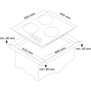 Электрическая варочная панель Simfer H45D13B020