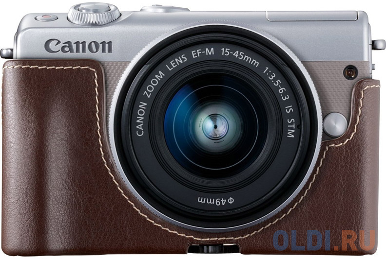 Чехол для фотоаппарата Canon PU LEATHER FACE JACKET CC-FJ001 BROWN в Москвe