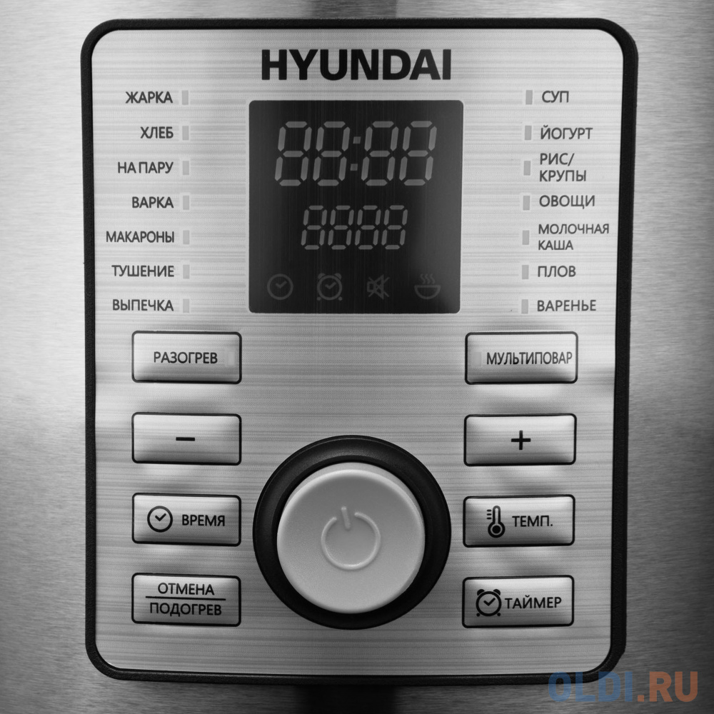 Мультиварка Hyundai HYMC-1617 900 Вт 5 л серебристый/черный