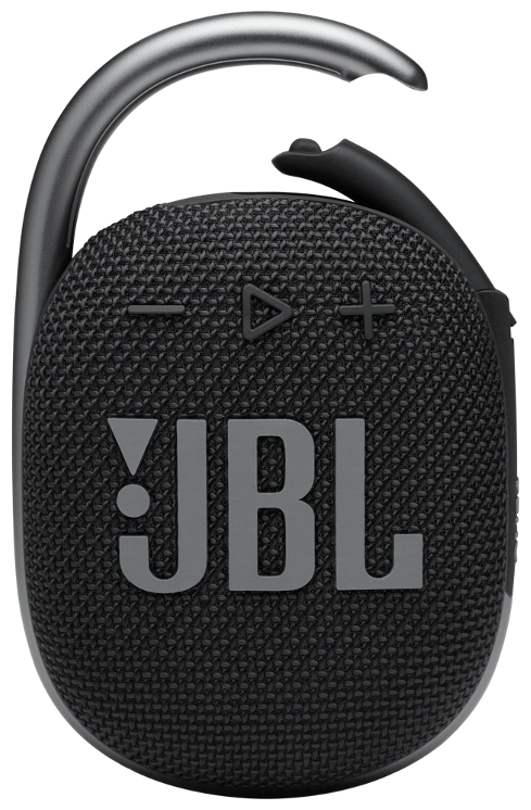 Портативная акустика JBL CLIP 4, 5 Вт, Bluetooth, черный (CLIP4BLKAM)