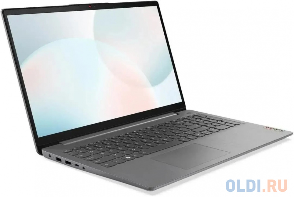 Ноутбук Lenovo IdeaPad 3 15IAU7 Core i3 1215U 8Gb SSD256Gb Intel UHD Graphics 15.6" TN FHD (1920x1080) noOS grey WiFi BT Cam (82RK010NPS)