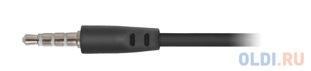 Гарнитура Defender Pulse-420 Black/blue 4-пин 3,5 мм jack, кабель-1,2м