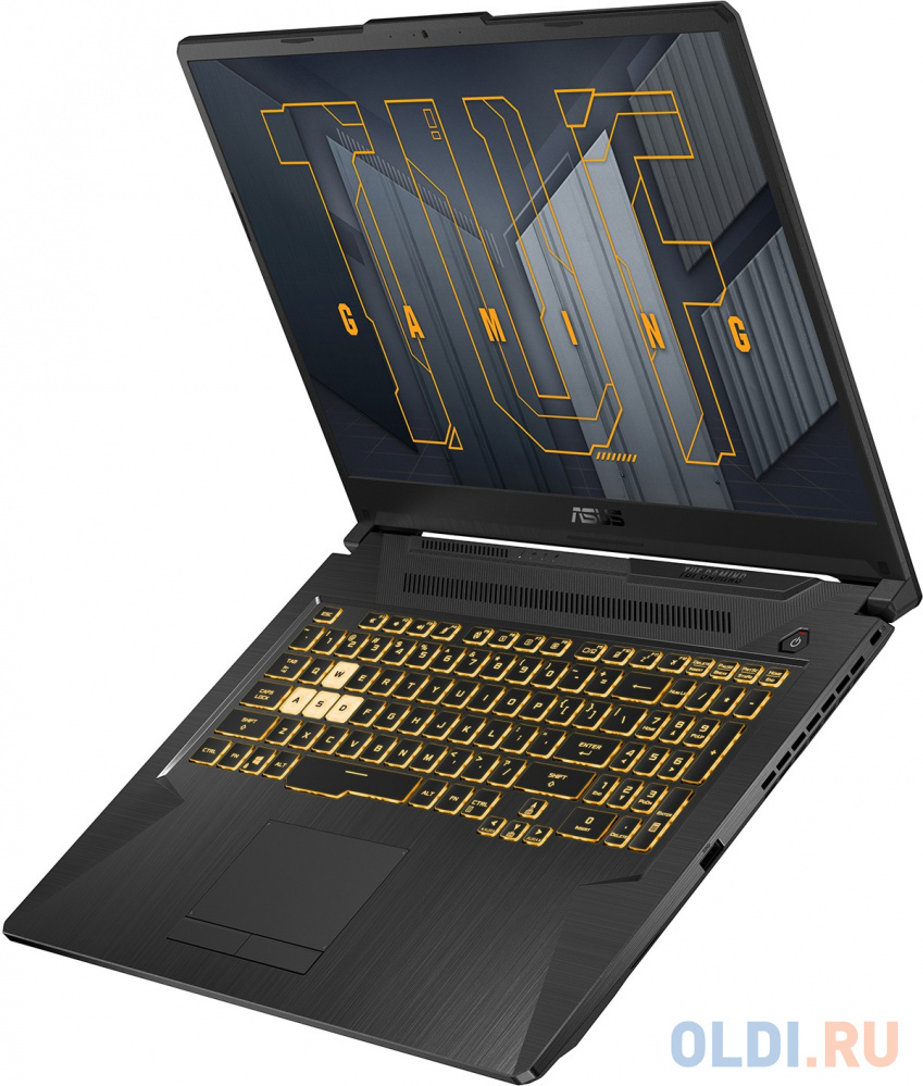 Ноутбук ASUS TUF Gaming F17 FX706HC-HX007 17.3" 1920x1080 Intel Core i5-11400H SSD 512 Gb 16Gb WiFi (802.11 b/g/n/ac/ax) Bluetooth 5.2 nVidia GeF