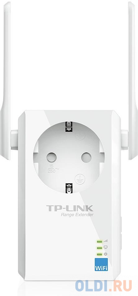 Усилитель сигнала TP-LINK TL-WA860RE Усилитель беспроводного сигнала со встроенной розеткой, скорость до 300 Мбит/с