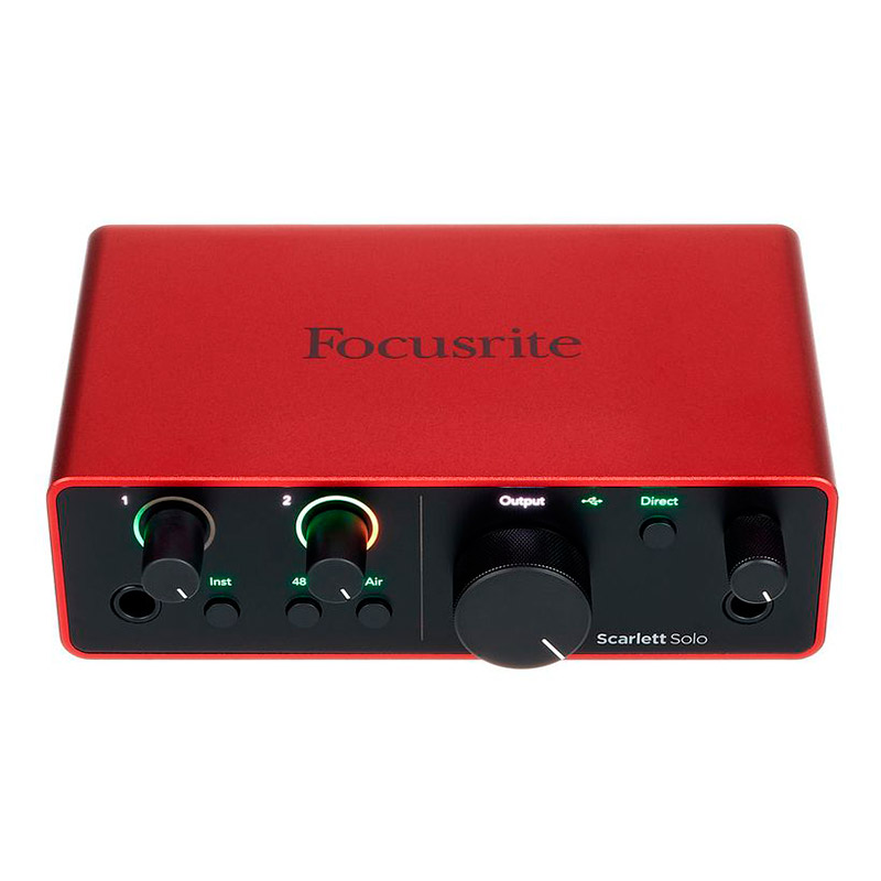 Аудиоинтерфейс Focusrite Scarlett Solo 4th Gen 386999 в Москвe