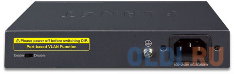 8-Port 1000Base-T Desktop Gigabit Ethernet Switch - Internal Power