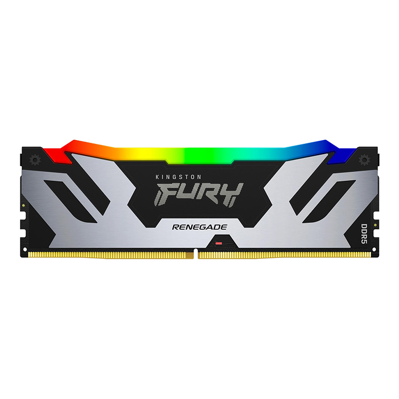 Модуль памяти Kingston Fury Renegade Silver RGB DDR5 DIMM 6800MHz PC-54400 CL36 - 16Gb KF568C36RSA-16