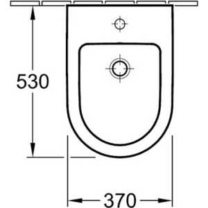 Биде подвесное Villeroy Boch Omnia architectura (5484 0001)