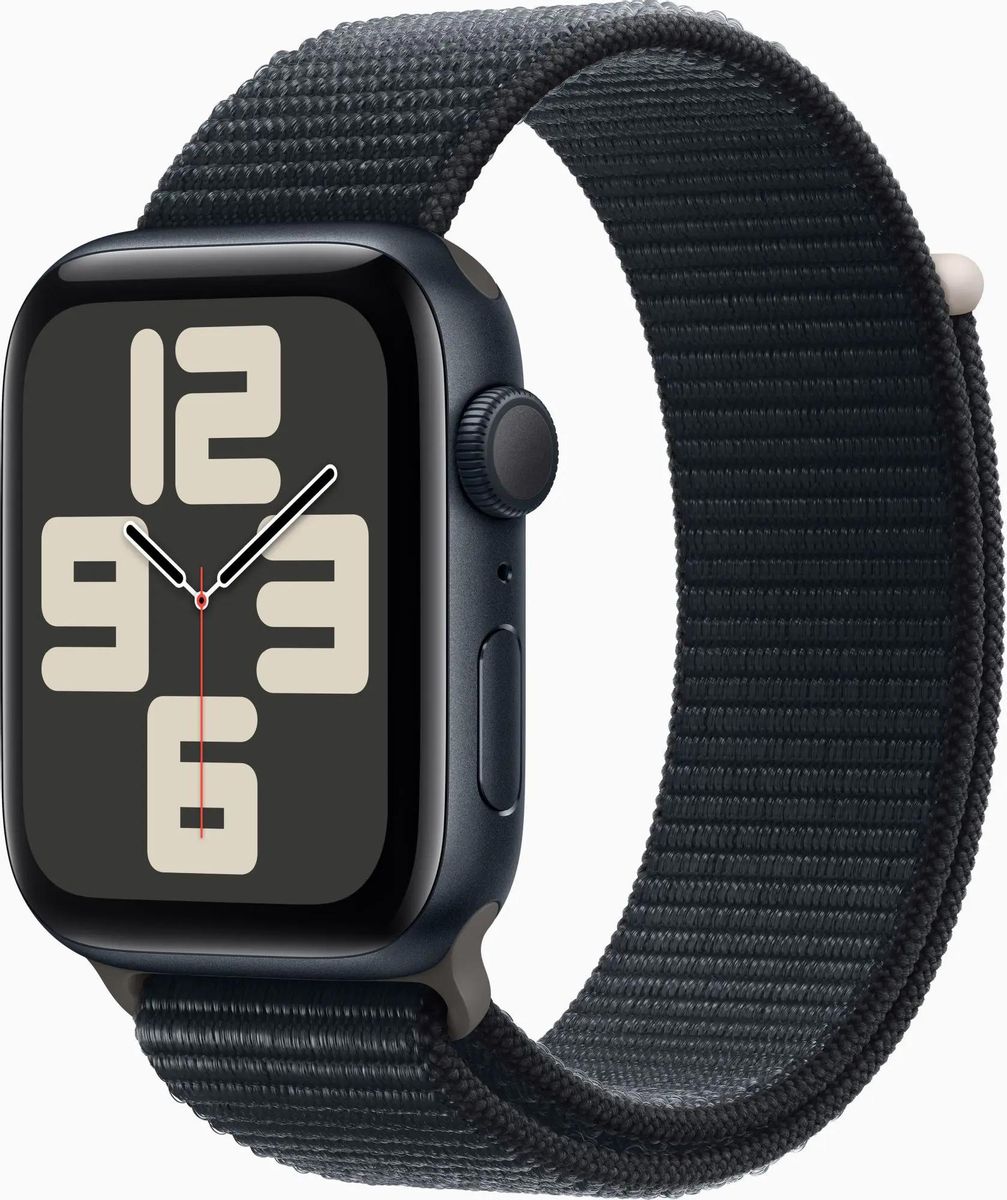 Смарт-часы Apple Watch SE 2023 A2723 44мм, 1.78" OLED, темная ночь (MREA3LL/A)