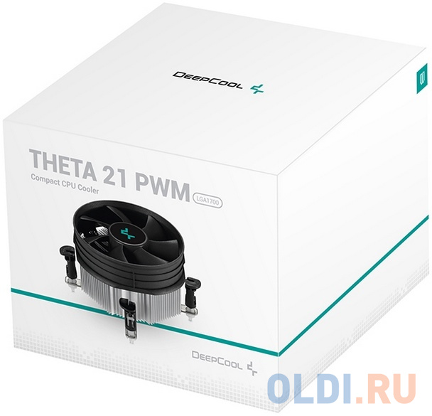 Кулер ЦП DEEPCOOL T21P LGA1700 41.93 фут3/мин TDP 1.32 Вт Вес 0.37 кг OTDP-ICAP-T21P-17 в Москвe