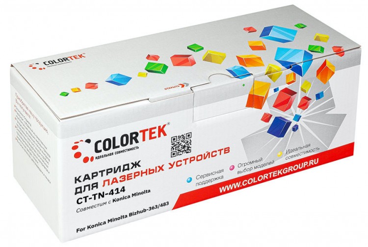Картридж Colortek TN-414 для Konica Minolta (СТ-TN-414)