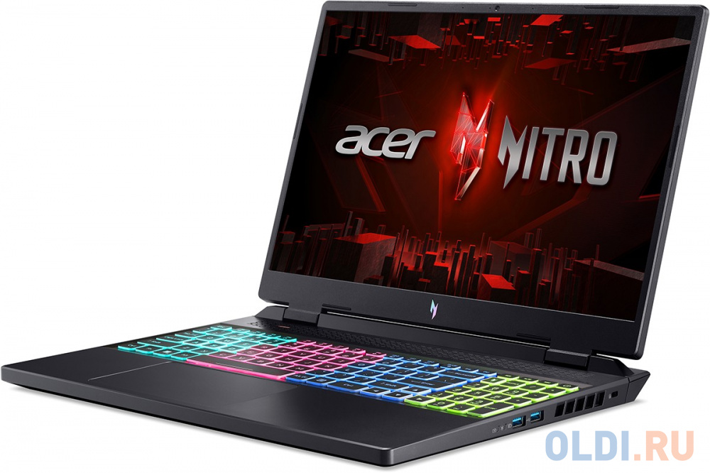 Ноутбук игровой Acer Nitro 16 AN16-41-R851, 16",  IPS, AMD Ryzen 9 7940H 4ГГц, 8-ядерный, 32ГБ DDR5, 1ТБ SSD,  NVIDIA GeForce  RTX 4070 для ноутб