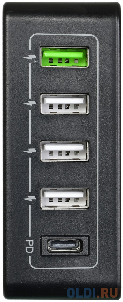 Сетевое зарядное устройство ACD ACD-P605U-V1B 3/2/1.5 А USB-C черный