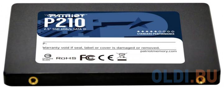 Твердотельный накопитель SSD 2.5" 2 Tb Patriot P210S2TB25 Read 540Mb/s Write 430Mb/s 3D NAND TLC в Москвe