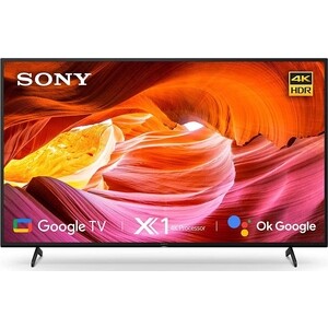 Телевизор Sony KD-50X75K (50'', 4K, 50Гц, SmartTV, Google, WiFi)