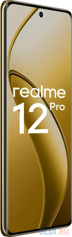 Смартфон Realme RMX3842 12 Pro 5G 256Gb 8Gb бежевый моноблок 3G 4G 6.7" 2400x1080 Android 14 50Mpix 802.11 a/b/g/n/ac/ax NFC GPS GSM900/1800 GSM1