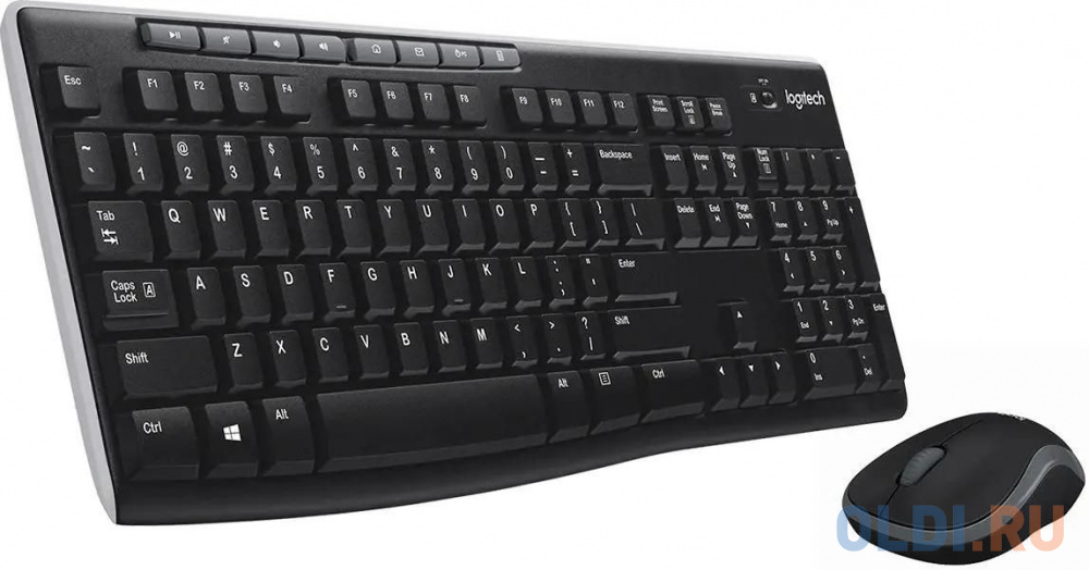 Клавиатура+мышь Logitech Wireless Combo MK270 Black USB 920-004509 в Москвe