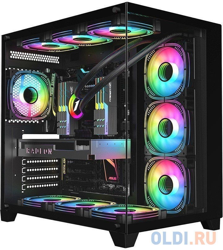 1STPLAYER MEGAVIEW MV8-TP Black / ATX / MV8-TP-BK