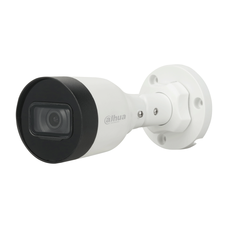 IP-камера DAHUA DH-IPC-HFW1230S1P-0280B-S5 2.8 мм, уличная, корпусная, 2Мпикс, CMOS, до 1920x1080, до 25 кадров/с, ИК подсветка 30м, POE, белый (DH-IPC-HFW1230S1P-0280B-S5)