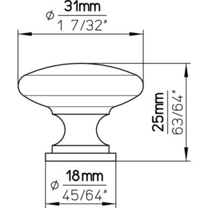 Ручка мебельная Siro 487-32MS1