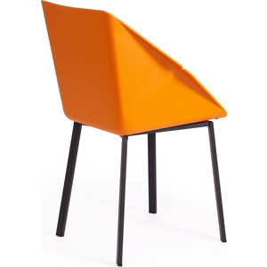 Стул TetChair Doro (mod. 8088) пластик/металл/ткань orange (оранжевый) 90988 / grey (серый) 1509