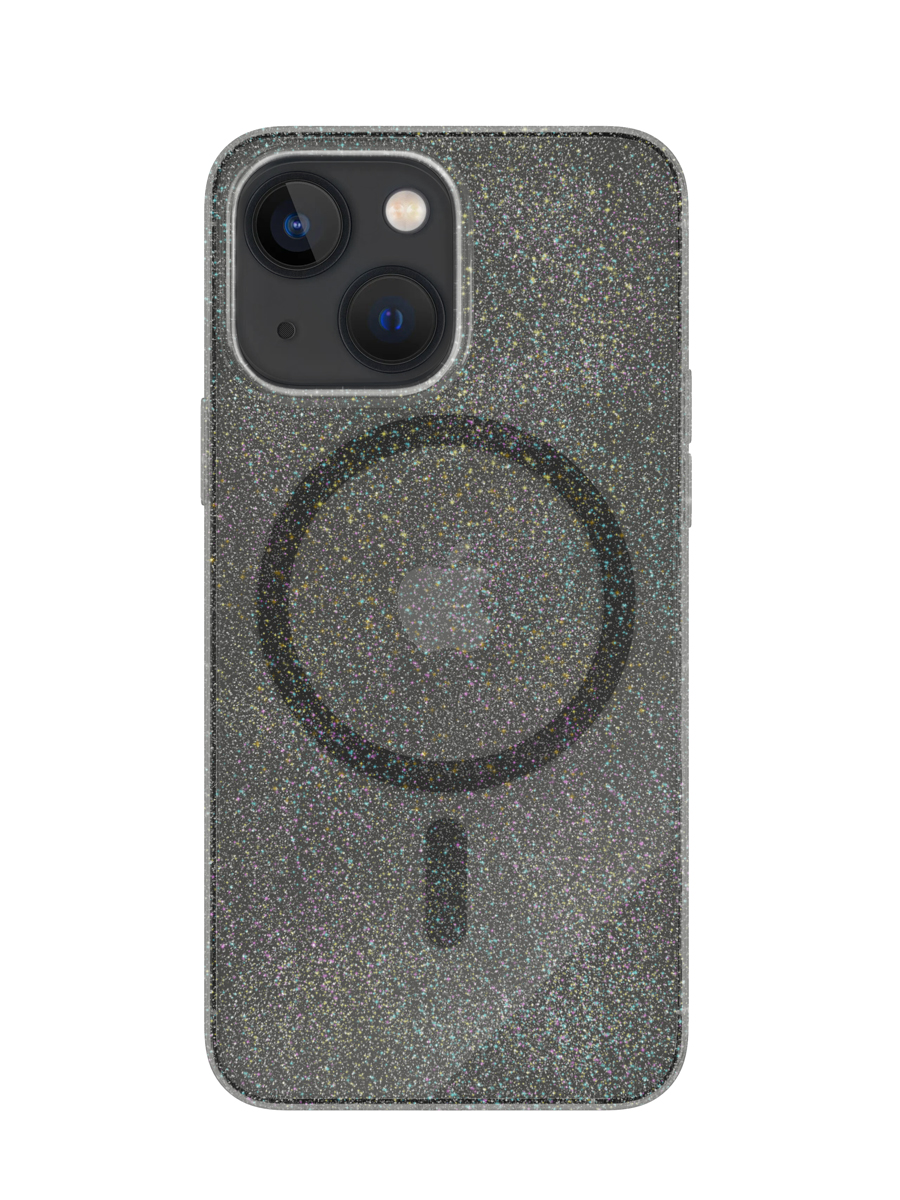 Чехол защитный VLP Starlight Case with MagSafe для iPhone 14, черный в Москвe