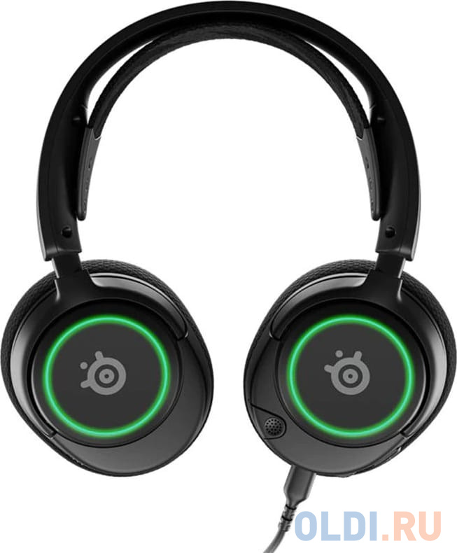 Наушники с микрофоном Steelseries Arctis Nova 3 черный 1.2м оголовье (61631)