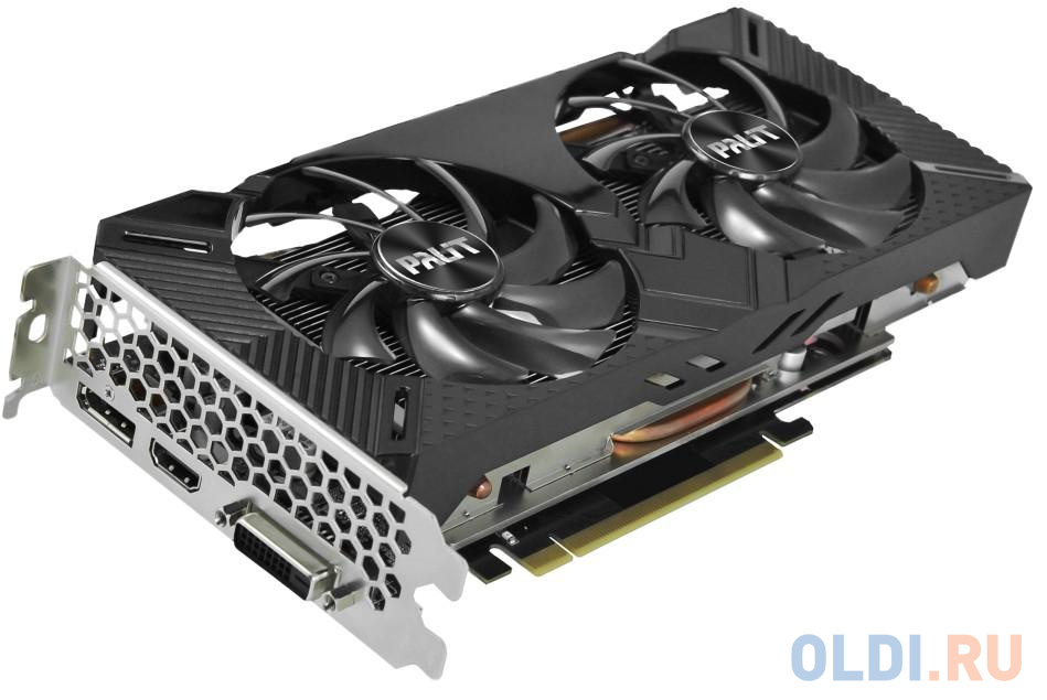 Видеокарта Palit GeForce GTX 1660 DUAL 6144Mb