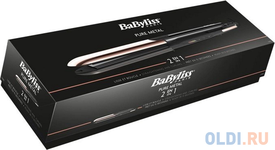 Выпрямитель Babyliss ST481E черный/золотистый (макс.темп.:230С)