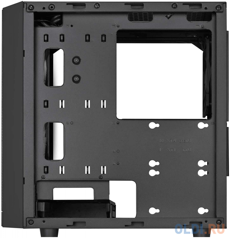 Корпус microATX SilverStone Precision Без БП чёрный