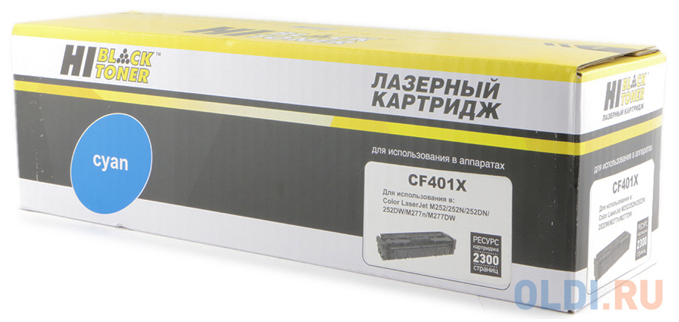 Картридж Hi-Black CF401X 2300стр Голубой