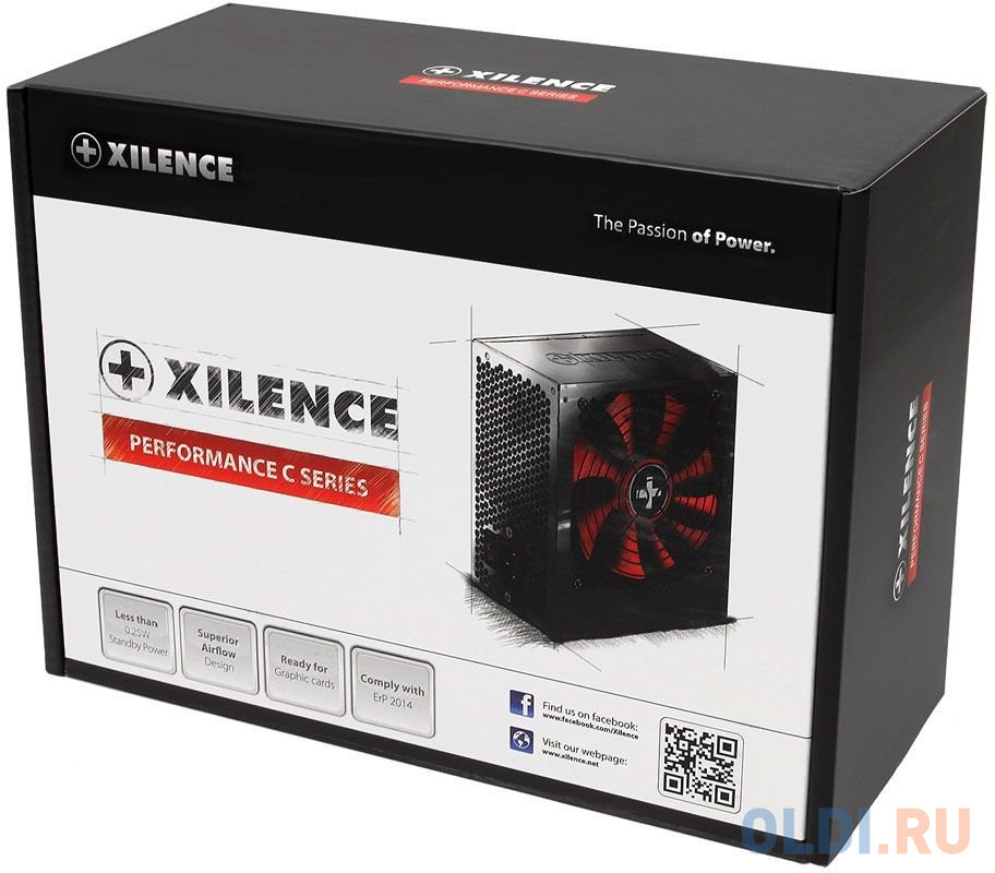 Блок питания ATX 600 Вт Xilence XP600R6 XN044