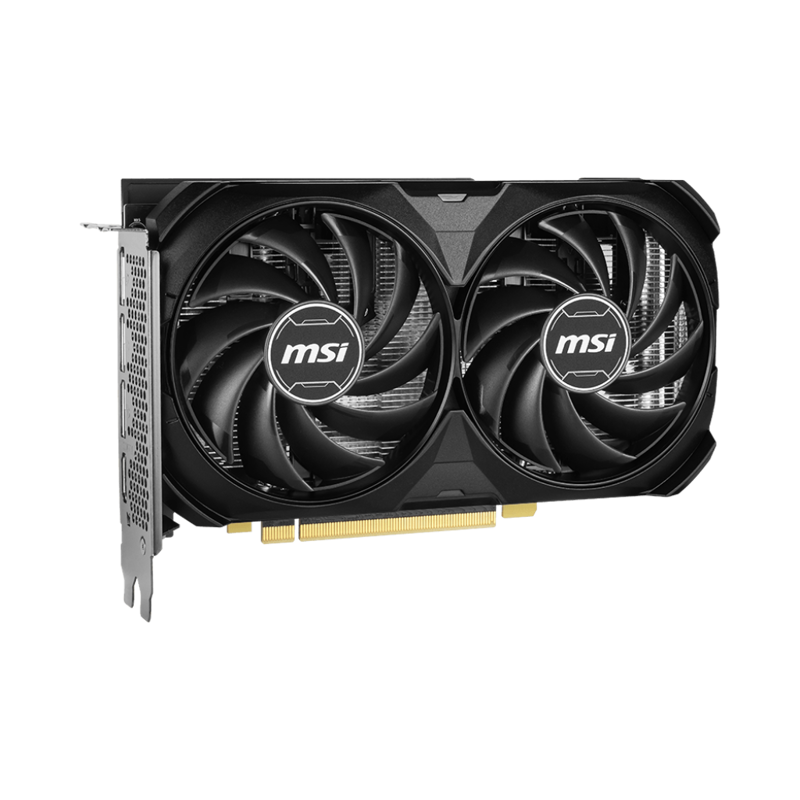 Видеокарта MSI NVIDIA GeForce RTX 4060Ti VENTUS 2X BLACK E1 OC, 8Gb DDR6, 128 бит, PCI-E, HDMI, 3DP, Retail (MSI GeForce RTX 4060 Ti 8G VENTUS 2X BLACK E1 OC) в Москвe