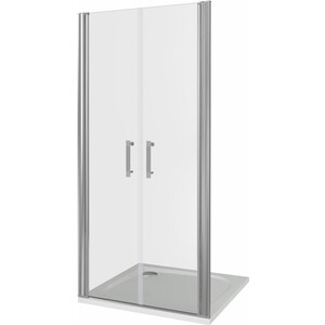 Душевая дверь Good Door Mokka SD 100х185 прозрачная, хром матовый (SD-100-C-WE)