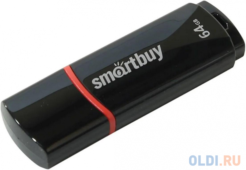 Внешний накопитель 64Gb USB Drive <USB2.0 Smartbuy Crown Black (SB64GBCRW-K) в Москвe