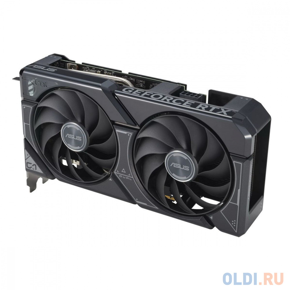 Видеокарта Asus PCI-E 4.0 DUAL-RTX4060TI-16G NVIDIA GeForce RTX 4060TI 16Gb 128bit GDDR6 2535/18000 HDMIx1 DPx3 HDCP Ret