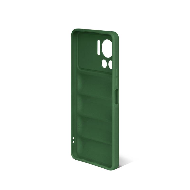 Чехол DF для Infinix Note 12 VIP Silicone дутый Green inJacket-04