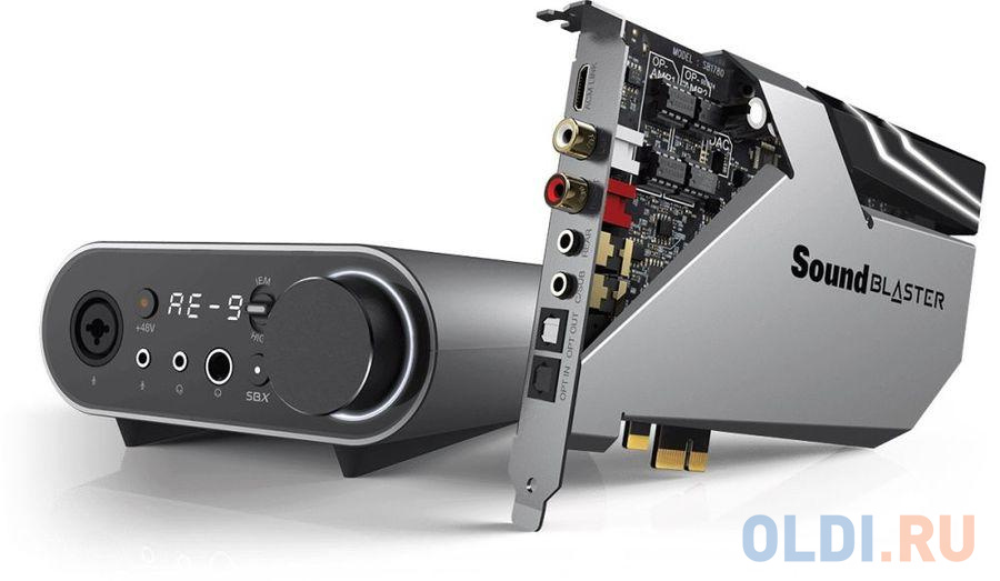 Звуковая карта Creative PCI-E Sound Blaster AE-9 (Sound Core3D) 5.1 Ret в Москвe